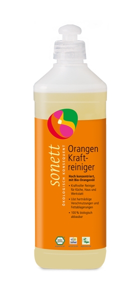 Фото №1 Органический растворитель жира с маслом апельсиновой кожуры Sonett, концентрат 0,5 л