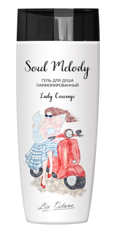 Фото №1 Гель для душа парфюмированный Lady Courage, Soul Melody, Liv Delano
