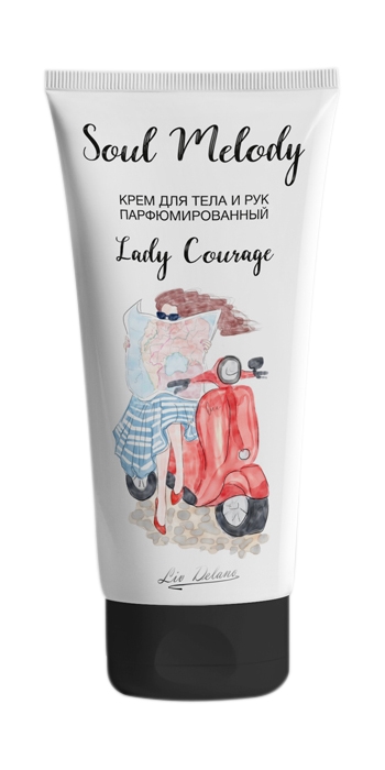 Фото №1 Крем для рук и тела парфюмированный Lady Courage, Soul Melody, Liv Delano