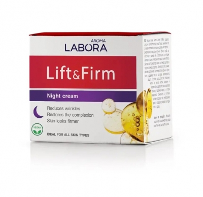 Фото №1 Крем для лица LABORA LIFT&FIRM 40+ ночной 50 мл, Aroma Cosmetics